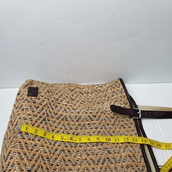 TOMS Island Chevron Woven Straw Large Tote Bag - Picture 16 of 16